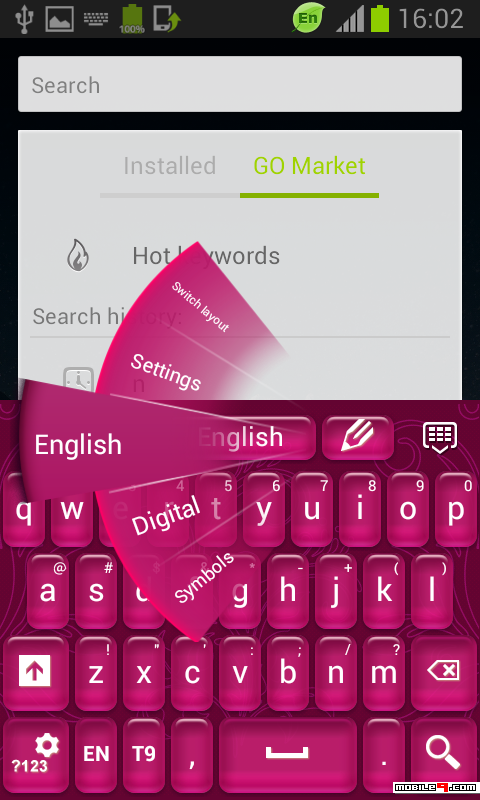 Download go keyboard for android mobile9